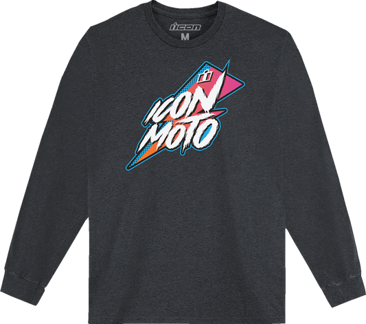 Icon Rad Dawn Long-Sleeve T-Shirt Heather Charcoal
