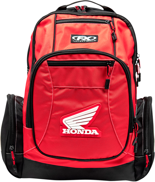 Factory Effex Honda Premium Backpack Red