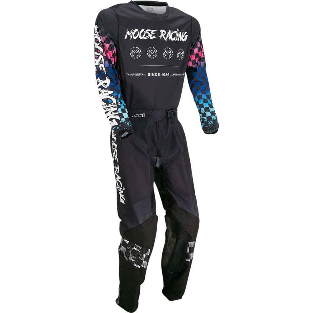 Moose Racing 2022 M1 Jersey Pant Combo Black/Pink