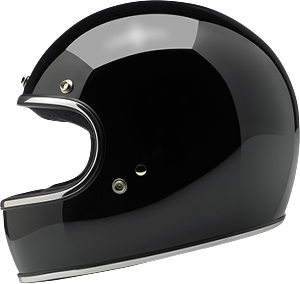 Biltwell Gringo Full Face Helmet Gloss Black