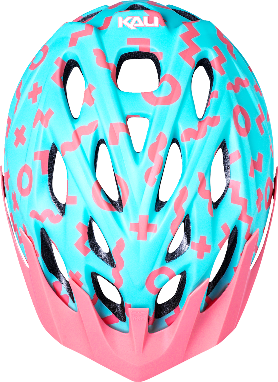 Kali Youth Chakra Plus Zwiggles Bicycle Helmet Zwiggles Matte Seafoam/Salmon