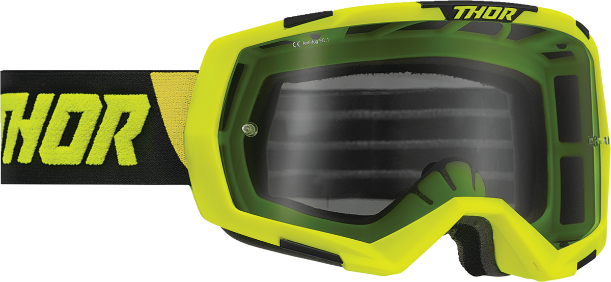 Thor Regiment Goggle Lime/Black Smoke Lens