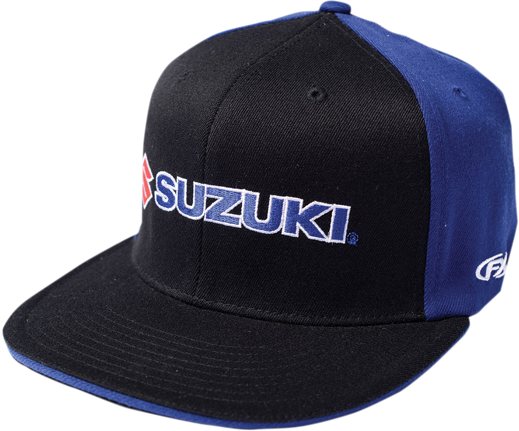 Factory Effex Suzuki Team Flex-Style Hat Black-Blue