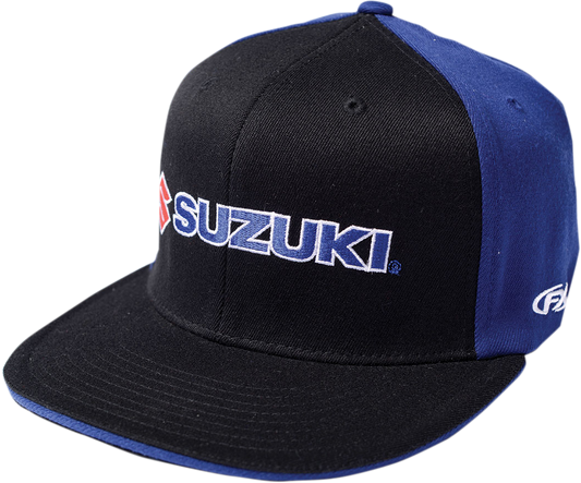 Factory Effex Suzuki Team Flex-Style Hat Black-Blue