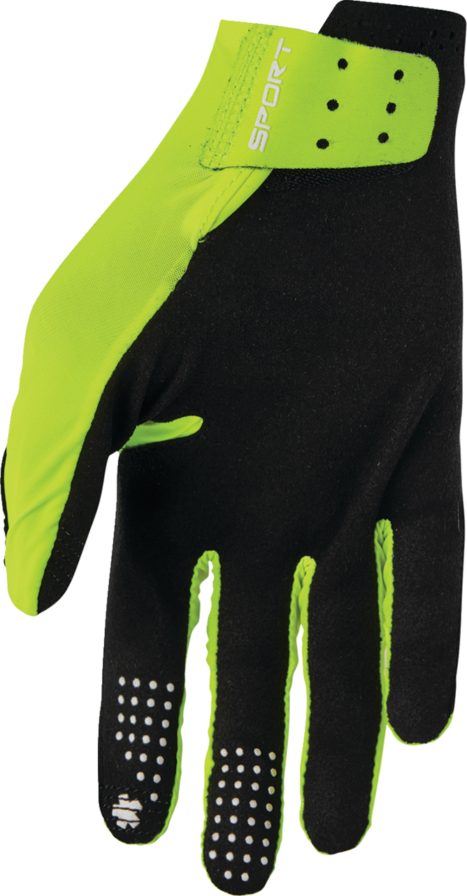 Thor 2025 SPORTMODE Riot Gloves Acid