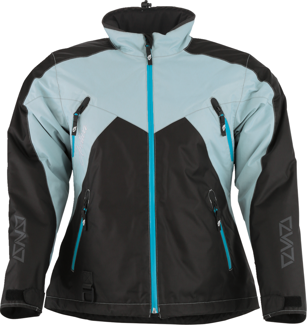Arctiva Womens Pivot 6 Insulated Snow Jacket - Black/Blue/Gray