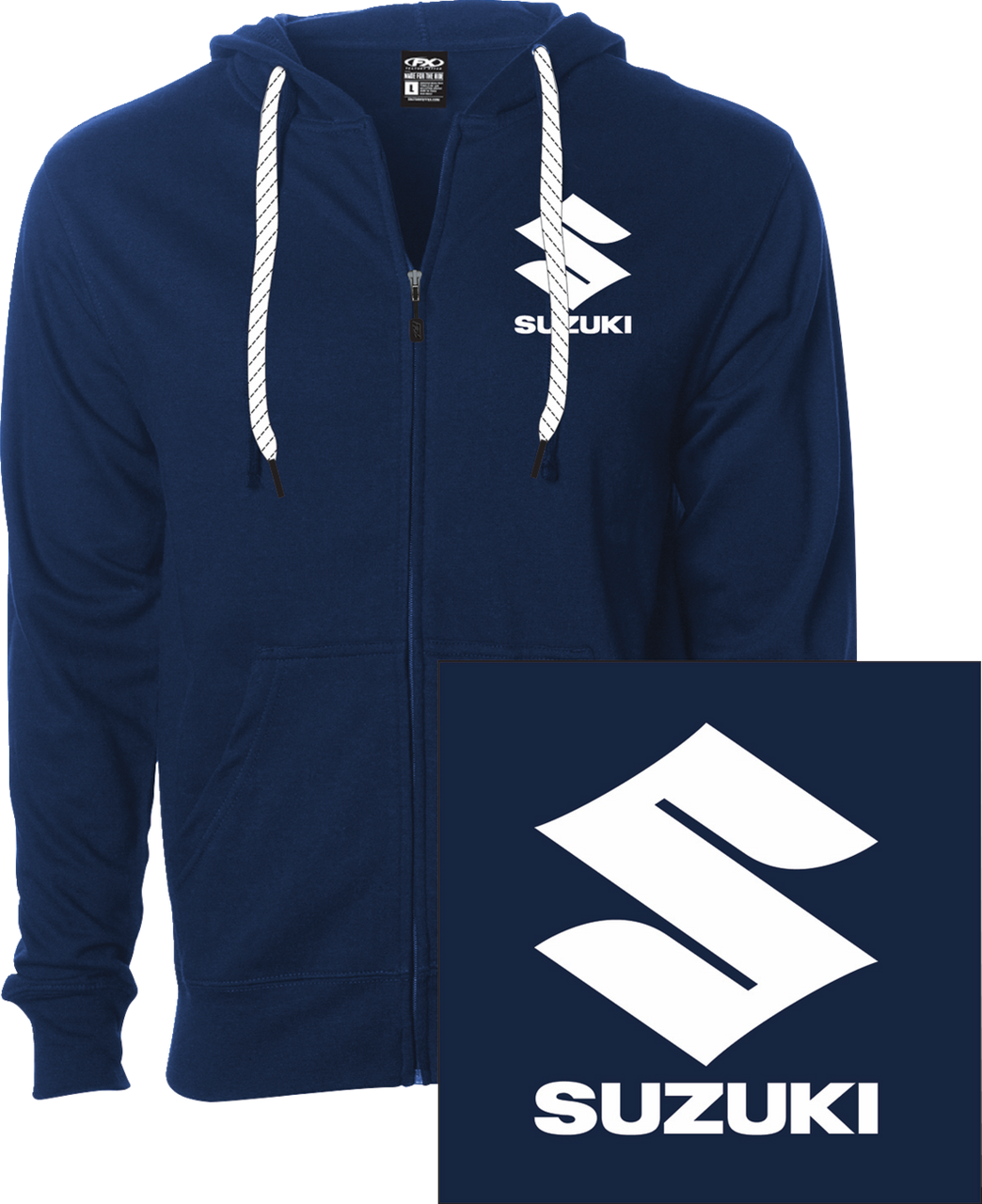 Factory Effex Suzuki Icon Zip-Up Navy