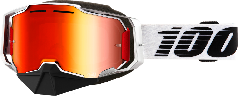100% - 50008-00002 - ARMEGA SNOWMOBILE GOGGLE LIGHTSABER MIRROR RED LENS