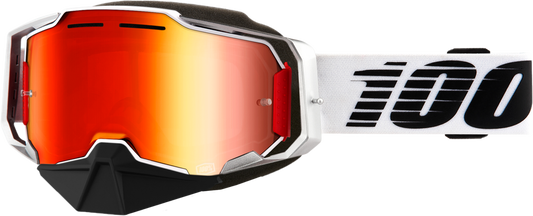 100% - 50008-00002 - ARMEGA SNOWMOBILE GOGGLE LIGHTSABER MIRROR RED LENS