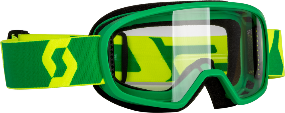 SCOTT - 272838-1412043 - YOUTH BUZZ MX GOGGLE GREEN/YELLOW W/CLEAR