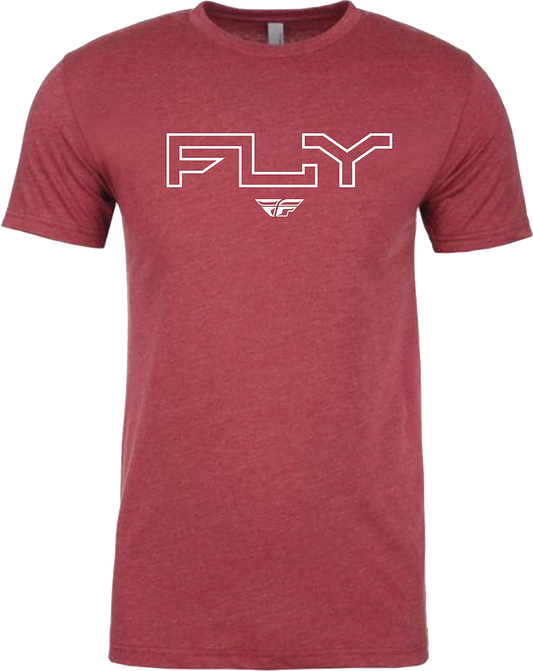 FLY Racing FLY Edge Tee Cardinal