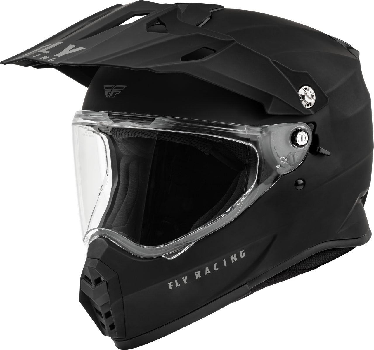 FLY Racing 2025 Trekker Solid Helmet Matte Black