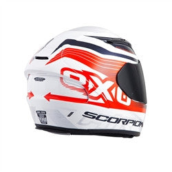 Scorpion 2017 EXO-R2000 Fortis Full Face Helmet - White/Orange