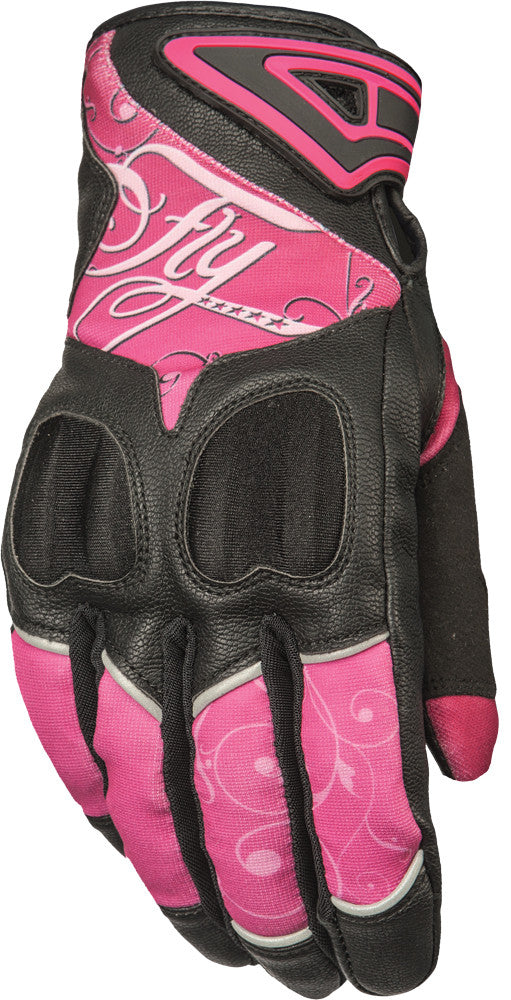 FLY Racing 2017 Womens Venus Gloves - Pink/Black