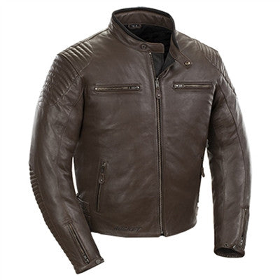 Joe Rocket Sprint TT Leather Jacket - Brown