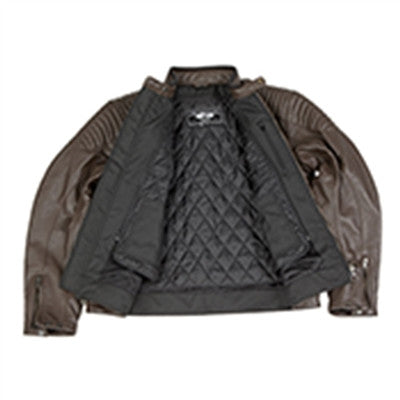 Joe Rocket Sprint TT Leather Jacket - Brown