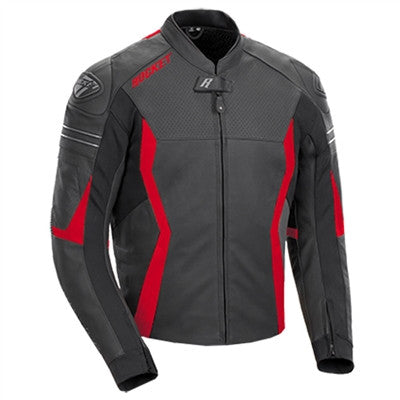 Joe Rocket GPX Leather Jacket - Black/Red