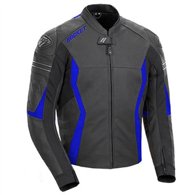 Joe Rocket GPX Leather Jacket - Black/Blue