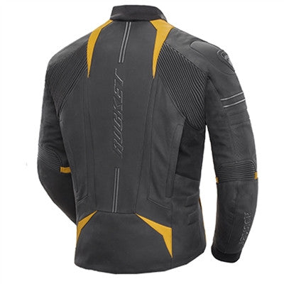 Joe Rocket GPX Leather Jacket - Black/Yellow