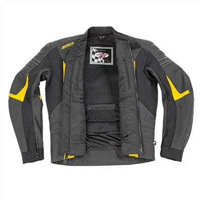 Joe Rocket GPX Leather Jacket - Black/Yellow