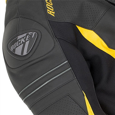 Joe Rocket GPX Leather Jacket - Black/Yellow