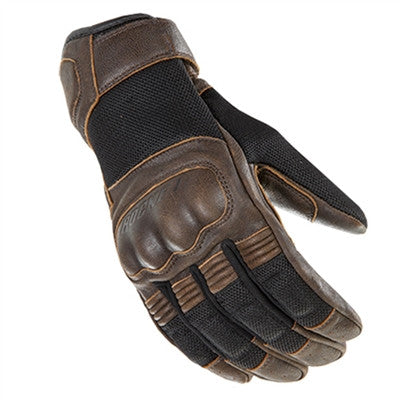 Joe Rocket Mercury Leather Mesh Gloves - Brown/Black