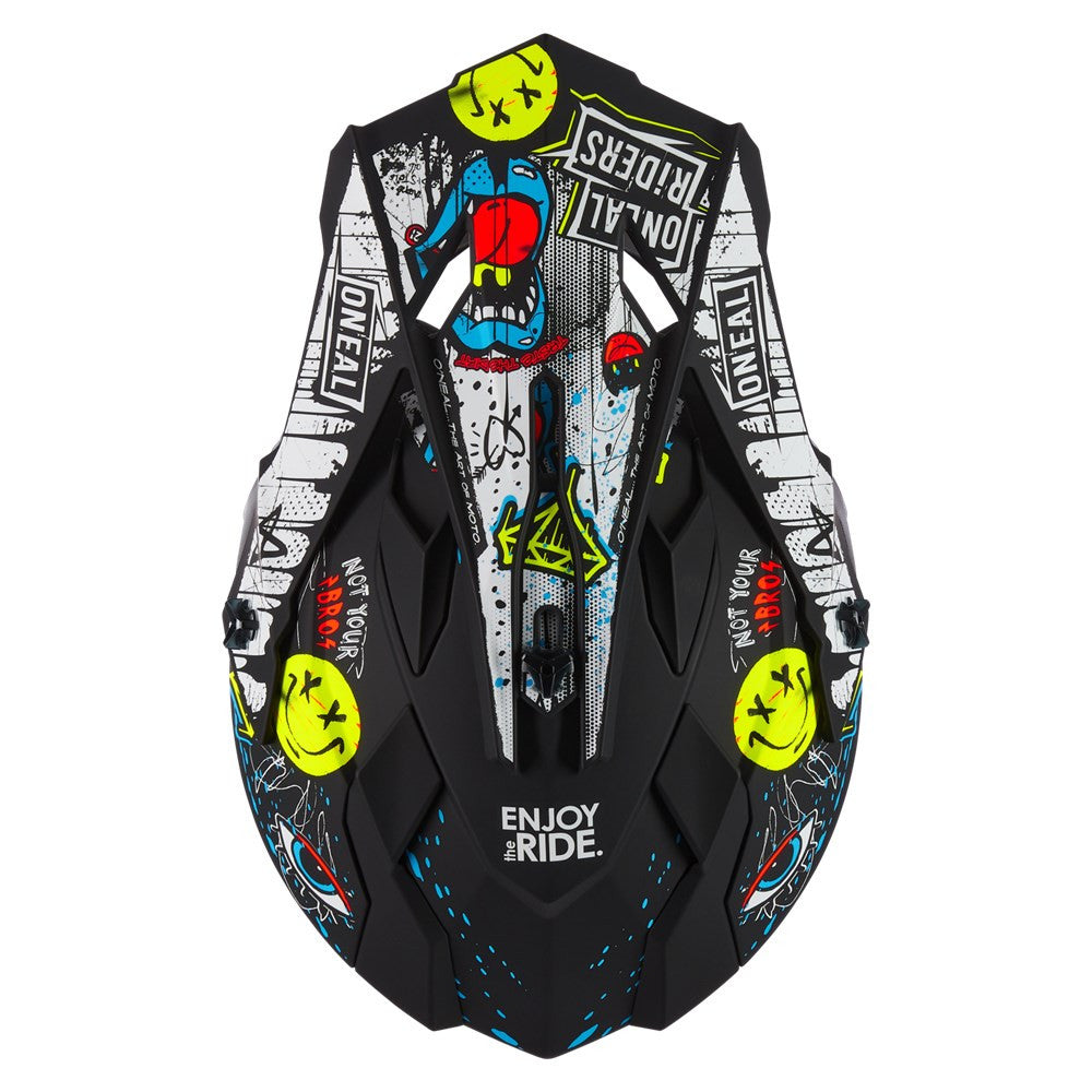 O'Neal 2024 2 Series Rancid Helmet and Goggle Combo Black/White