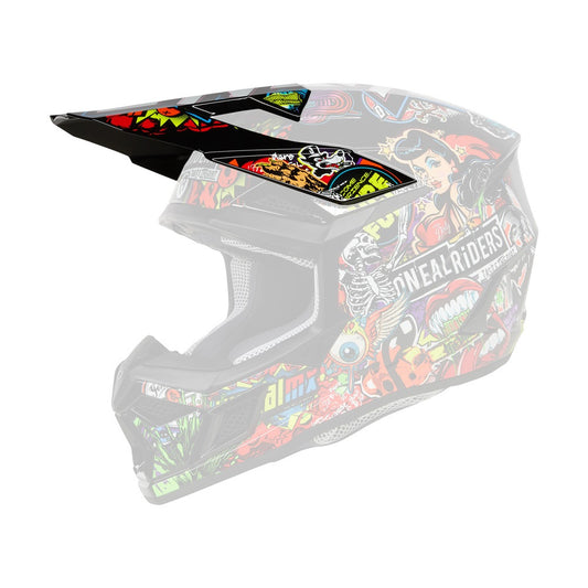 O'Neal 2025 3 Series Crank Replacement Helmet Visor Multi