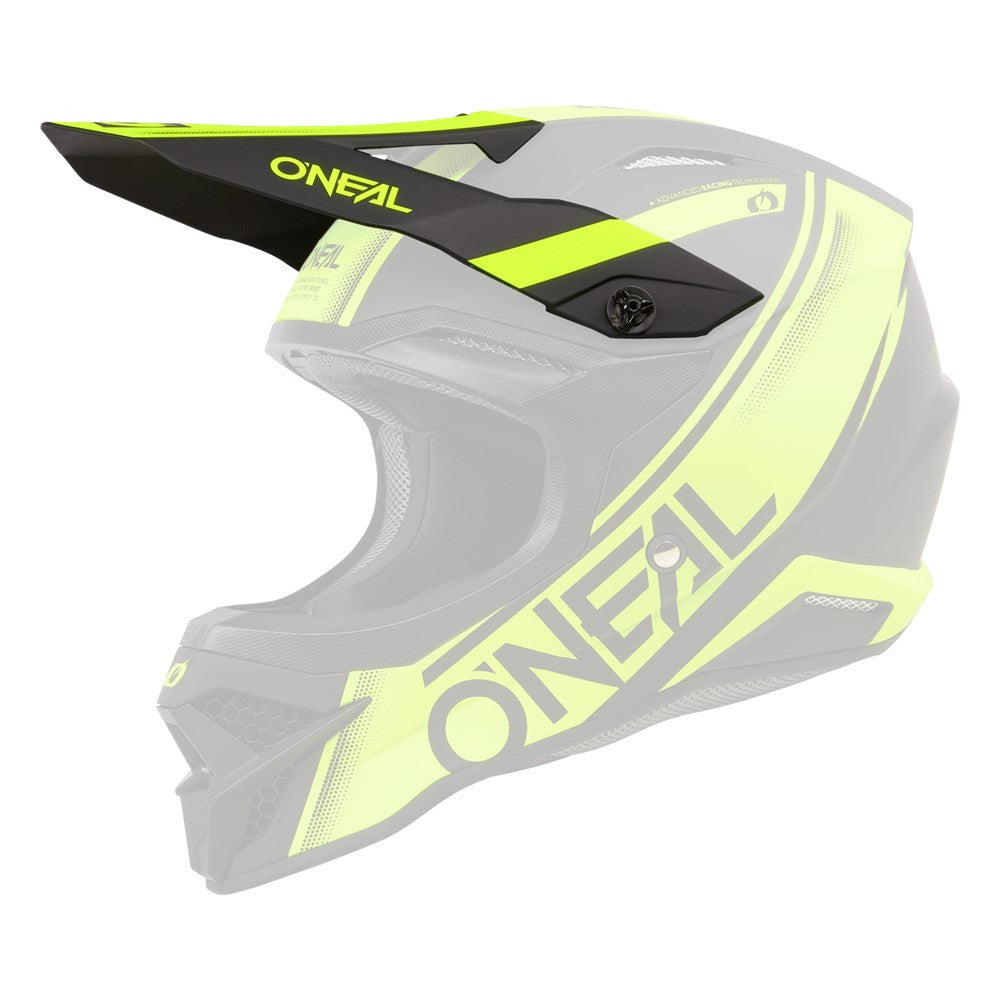 O'Neal 3 Series Racewear Replacement Visor - Black/Neon