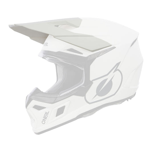 O'Neal 2025 3 Series Solid Replacement Helmet Visor White