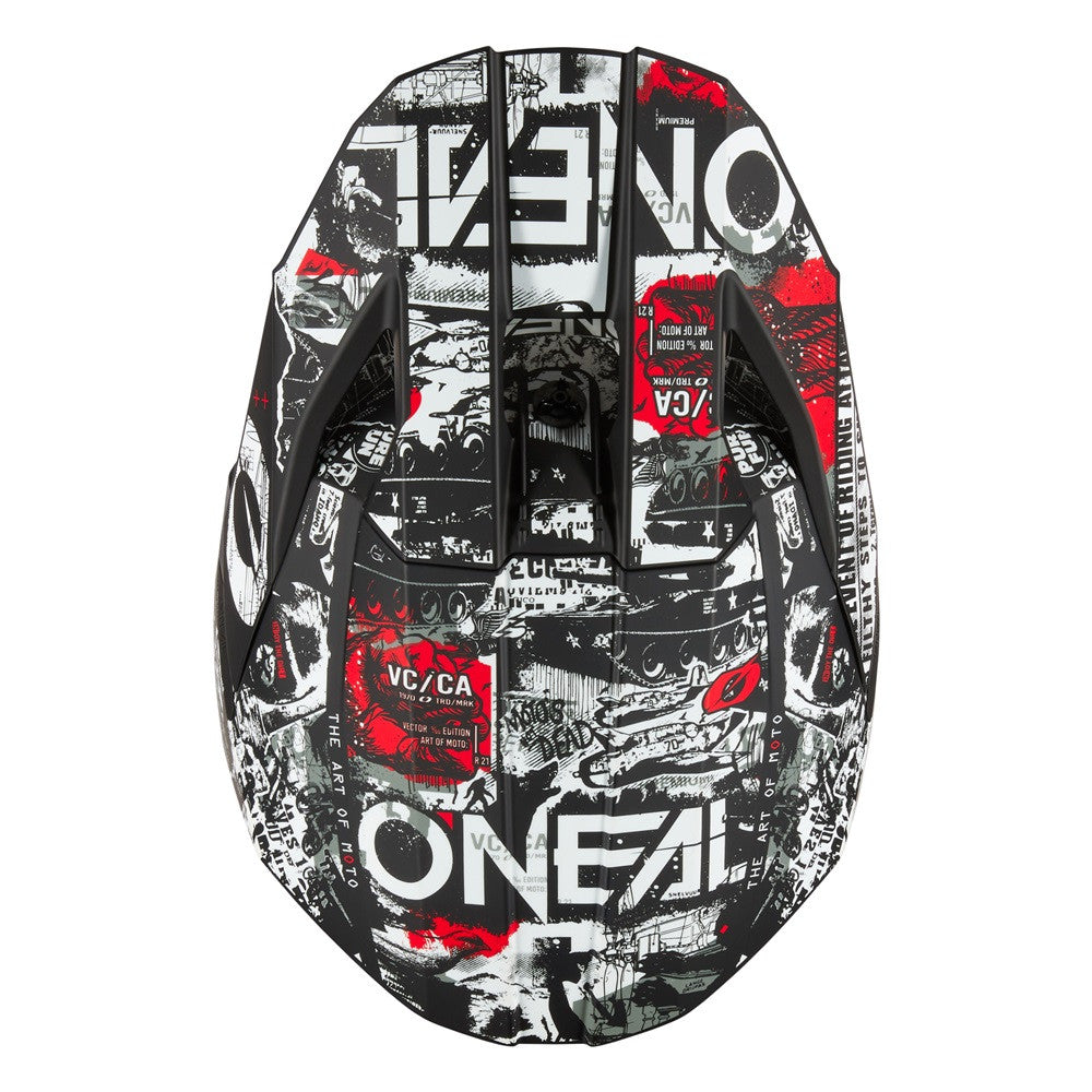 O'Neal 2025 3 Series Attack Helmet Black/White