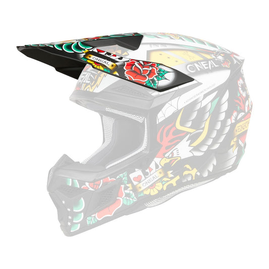 O'Neal 2025 3 Series Inked Replacement Helmet Visor Multi
