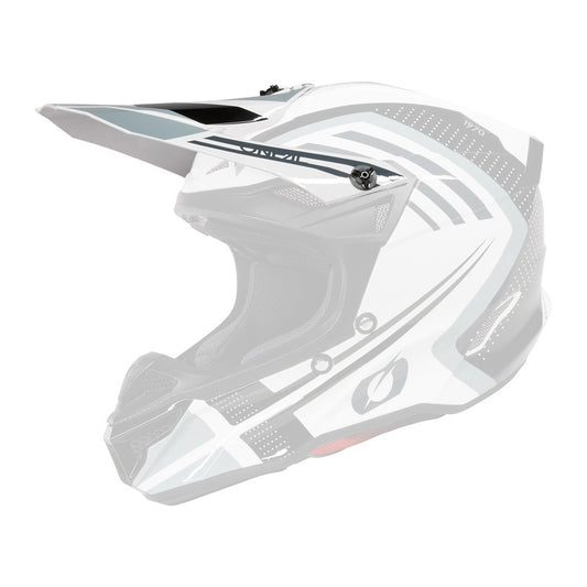 O'Neal 2025 5 Series Spike Replacement Helmet Visor White/Black