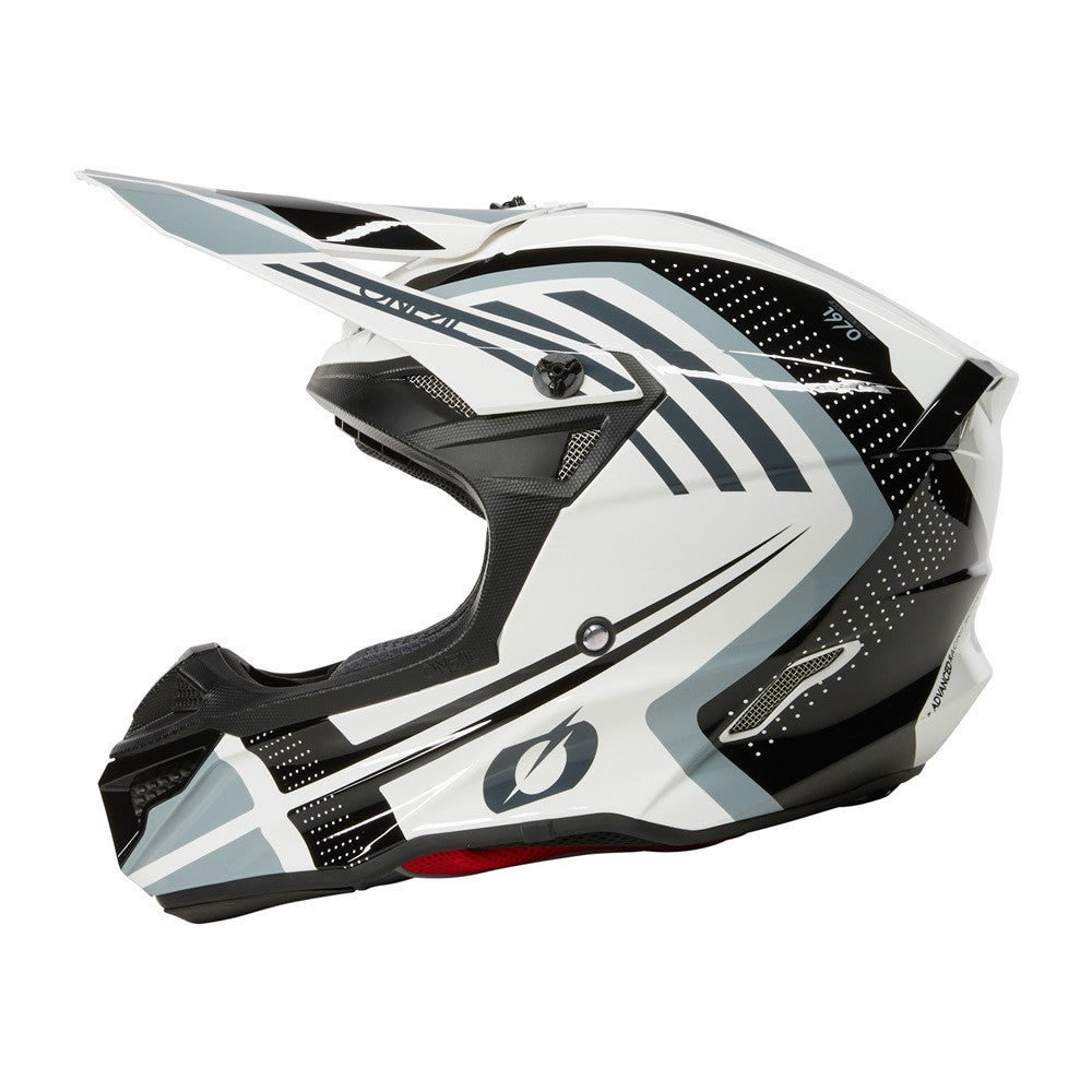 O'Neal 2025 5 Series Spike Helmet White/Black