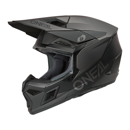 O'NEAL 2026 3 SRS Helmet Solid Black/Gray