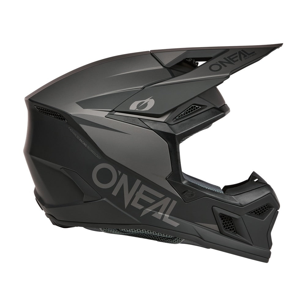 O'NEAL 2026 3 SRS Helmet Solid Black/Gray