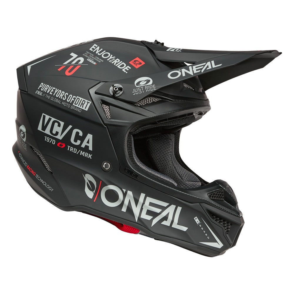 O'NEAL 2026 5 SRS Helmet Brand Black/Gray