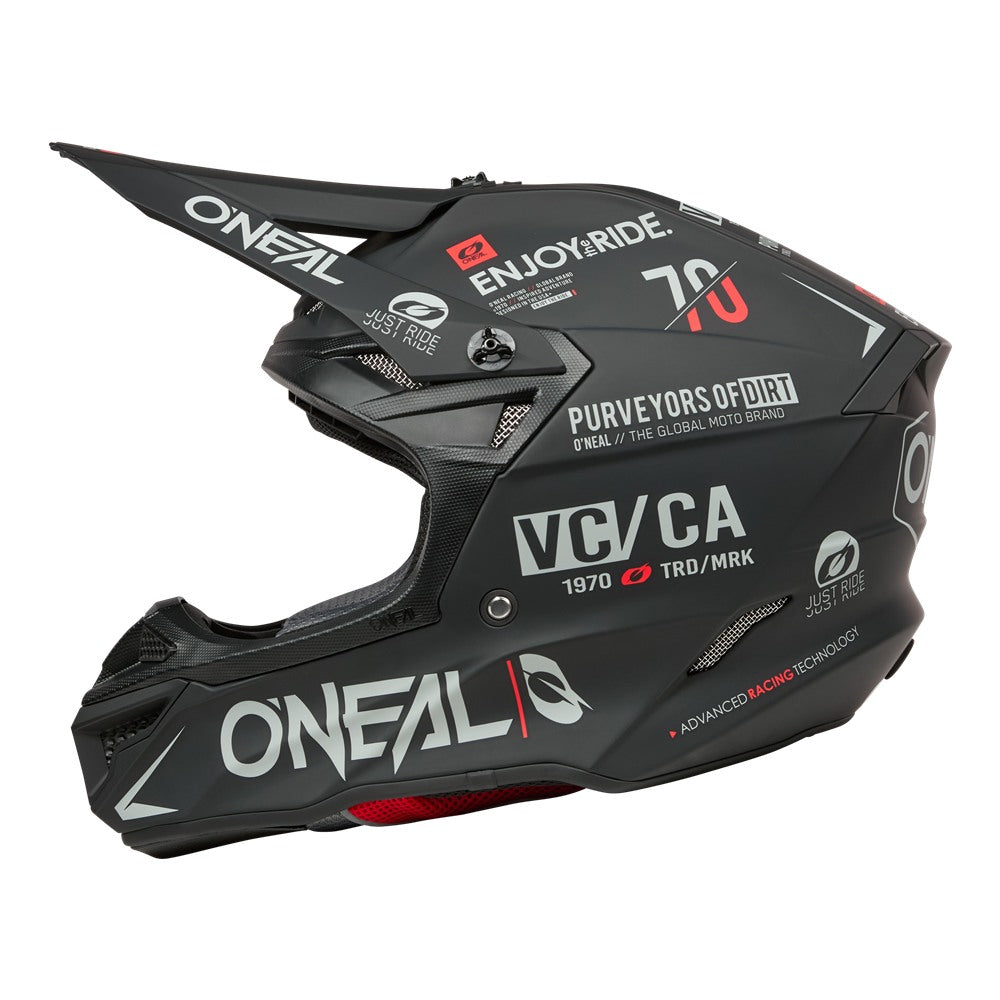 O'NEAL 2026 5 SRS Helmet Brand Black/Gray