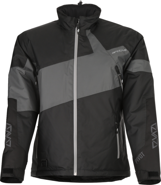 Arctiva Pivot 6 Insulated Hooded Snow Jacket - Gray