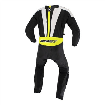 Joe Rocket Speedmaster 7.0 1-Piece Leather Racing Suit - Black/White