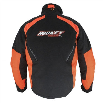 Joe Rocket Flame Snow Jacket - Black/Orange