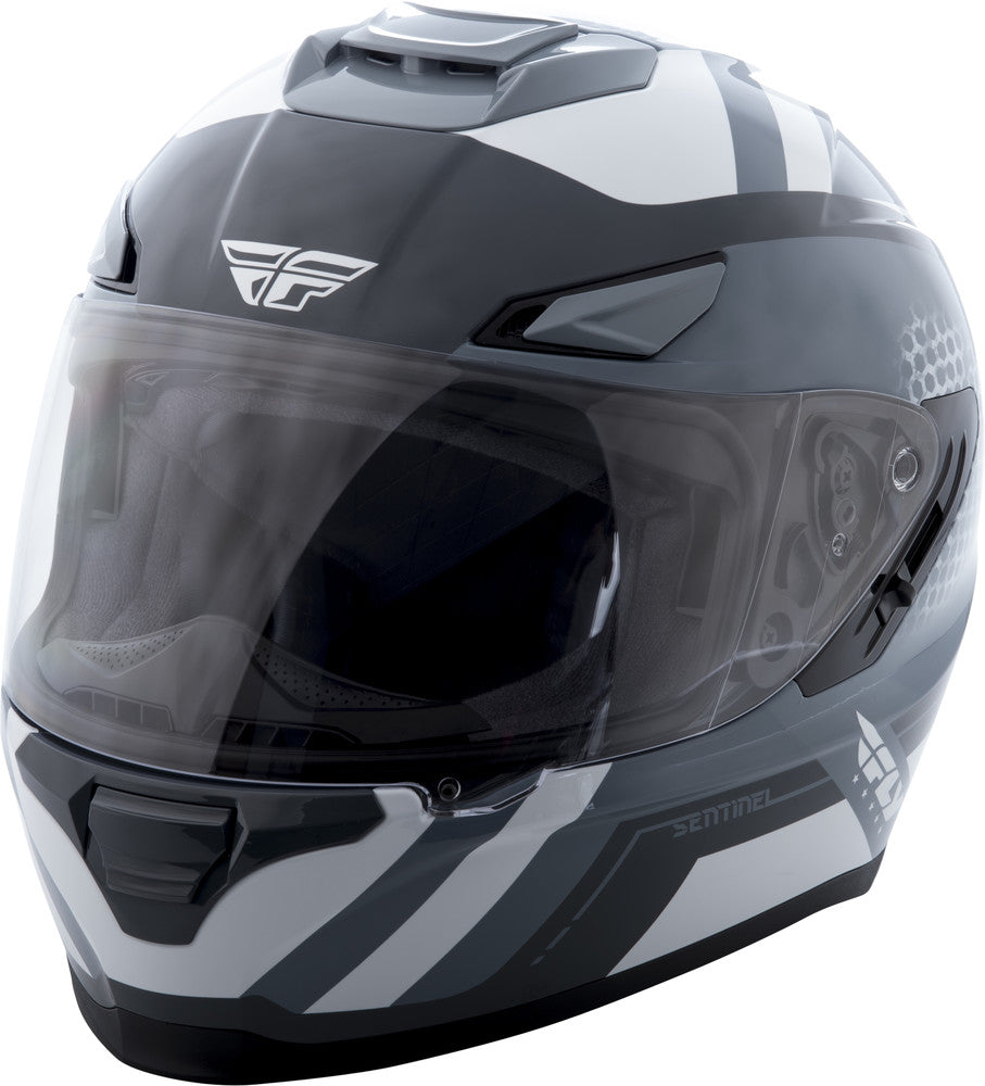 FLY Racing 2017 Mesh Graphic Sentinel Full Face Helmet - Grey/White