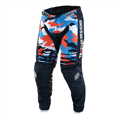 Troy Lee Designs 2022 GP Pant - Formula Camo Navy/Orange