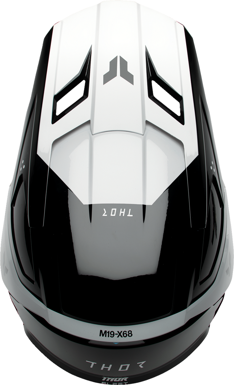 Thor 2025 Youth Fleet Helmet Storm Black/White