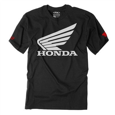 Factory Effex Youth Honda Big Wing T-Shirt - Black