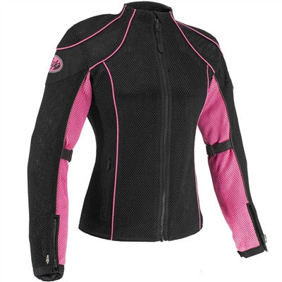 Joe Rocket Womens Majestic Jacket - Pink/Black