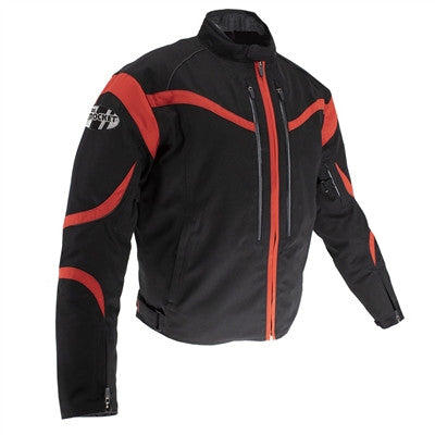 Joe Rocket Crossfire Textile Jacket - Black/Red
