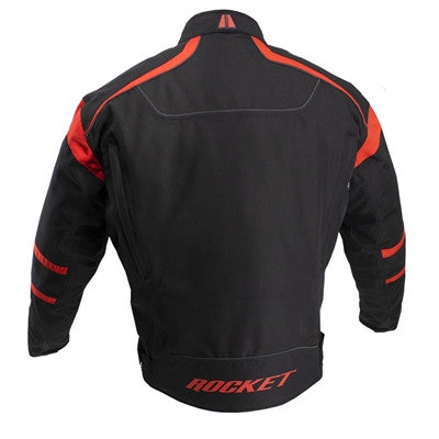 Joe Rocket Crossfire Textile Jacket - Black/Red