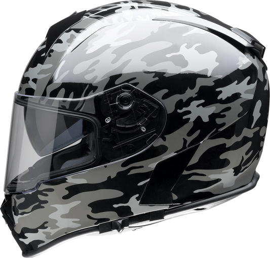 Z1R Warrant Camo Full Face Helmet Black/Gray