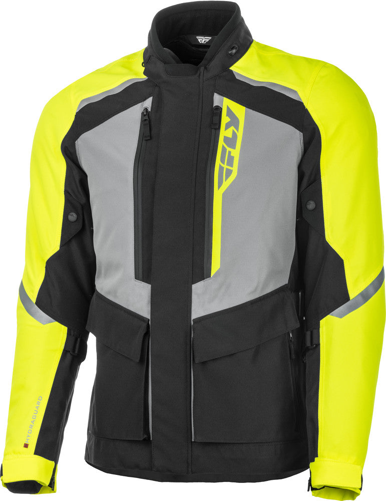 FLY Racing Terra Trek Motorcycle Jacket - Black/Hi-Vis